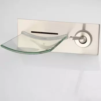 Смеситель для раковины настенный светодиодный латунный со светодиодной подсветкой