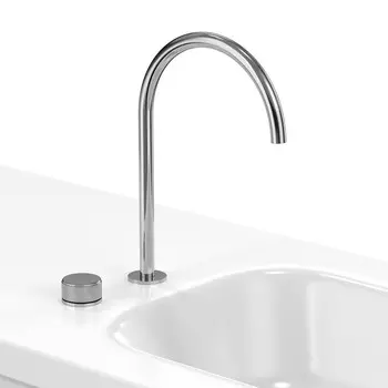 Смеситель для раковины Tuqiu черный керамический