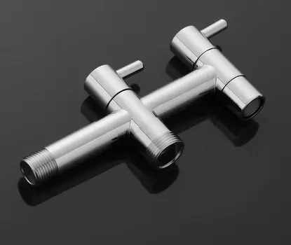 Смеситель для стиральной машины Смеситель для биде Латунь Хром Смеситель для ванной комнаты Один смеситель для холодного сада Черный уличный смеситель Маленький кран