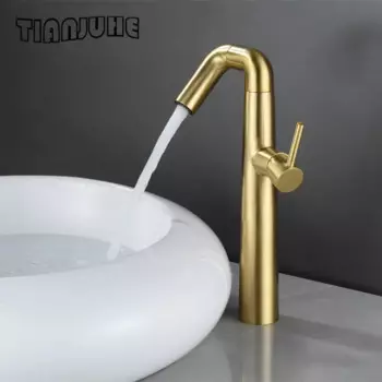 Смеситель для ванной комнаты Водопад смеситель для ванной хромированный выдвижной слив одна ручка Смесители для ванной