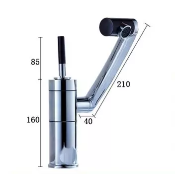 Смеситель для раковины JIE MO ML-2740 хром