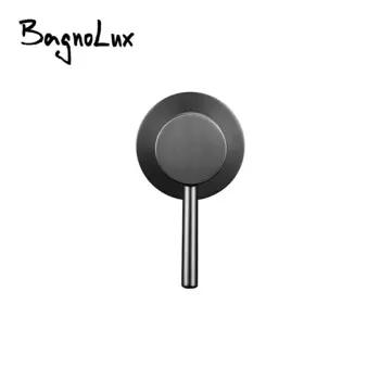 Смеситель Bagnolux черный золотой хром однорычаточный