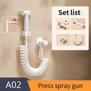 WANFAN Белый настенный смеситель для биде с холодной водой