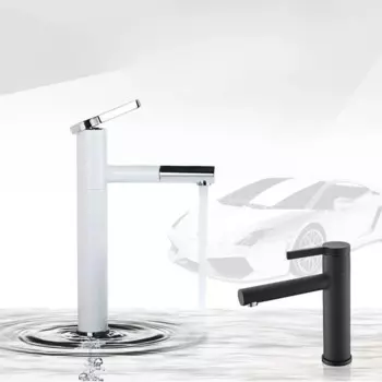 Смесители для ванной комнаты, высокий смеситель для раковины, высокий смеситель для раковины, смесители для умывальника, смесители для воды, вращающийся латунный кран для горячей и холодной воды