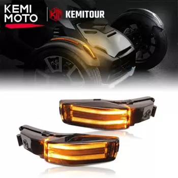 Дымчатый черный Передний зернистый наконечник заднего фонаря с указателем поворота, задняя фара для Can-am Ryker 600 900 Sport Rally Edition 2019 +