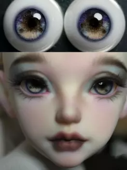 Смола fundus14 мм кукла крафт глаз, 1/4 1/3 BJD MSD MDD SD дядя размер безопасности глазного яблока 1 пара