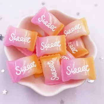 Смоляные блестки 3D конфеты Diy Super Paradise 10 шт