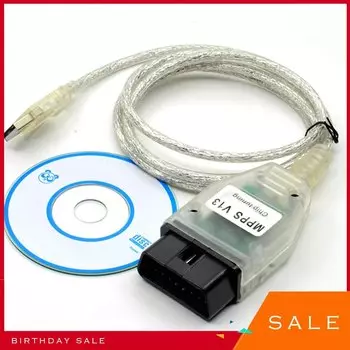 Smps Mpps V13.02 V13 K Can Flasher Chip Tuning Ecu Programmer Remap Obd2 Mpps V13.02 Профессиональный диагностический кабель