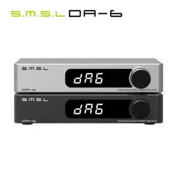SMSL DA-6 мини усилитель мощности с высоким разрешением DA6 Amp 70W * 2 с пультом дистанционного управления