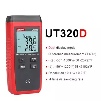SNAKOL UNI-T UT320D двухканальный термогигрометр