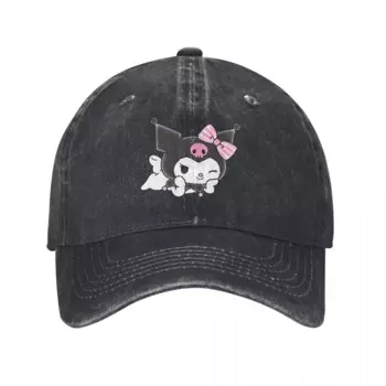 Снэпбэк Кепка Kuromi Wink в стиле ретро