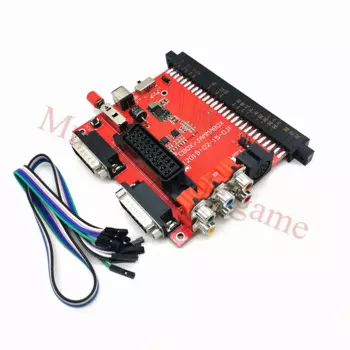 SNK материнская плата JAMMA в DB 15PIN Joypad преобразователь платы JAMMA CBOX с выходом SCART для цветного монитора