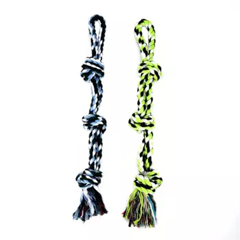 Собака жевательная игрушка для собак из хлопчатобумажной веревки