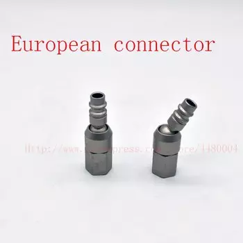 Соединитель для пневматического пистолета, 1/4 дюйма, 2 шт., универсальный быстроразъемный соединитель, поворот на 360 градусов, соединитель воздушного шланга