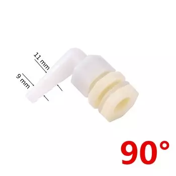 Соединитель для садовой воды Adhere To Fly 1/2", пластик, белый