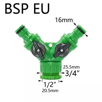 Соединитель для садовой воды KWZL 3/4"