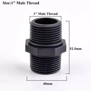 Соединитель для садовой воды SgooHan 1/4 "~1", темно-серый