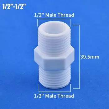 Соединитель для садовой воды SgooHan ПВХ 1/2" 3/4" 1"