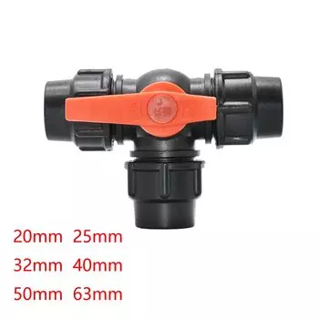 Соединитель для садовой воды WZCWJNLGM пластик 20/25/32/40/50/63 мм