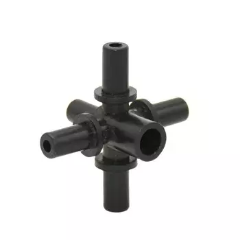 Соединитель для садовой воды XGYN, 6 мм, черный, 10 шт