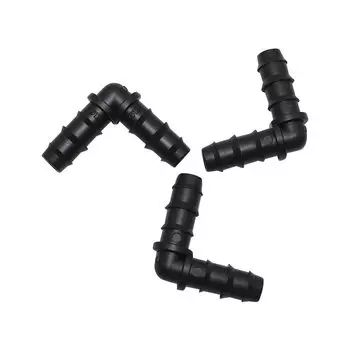 Соединитель для шланга DN12 Talk-Satisfied черный пластик 10 шт