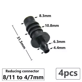 Соединитель для шланга WZCWJNLGM пластик 4 шт