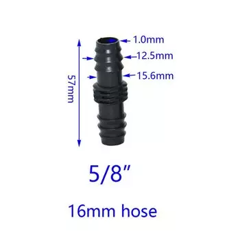 Соединитель для шланга ZWDZJL, пластик, 8 шт.