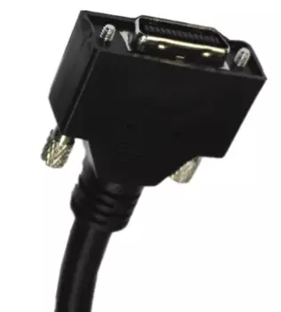 Соединительный кабель для камеры с MDR штекером прямой выходной разъем HIFLEX черный Роботизированный C-образный кабель для MDR Штекерный прямой выходной разъем