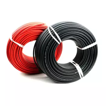 Соединительный кабель для солнечных батарей 4, 0 мм2, 6, 0 мм2, черный или красный TUV & UL сертифицированный одножильный солнечный PV-кабель постоянного тока