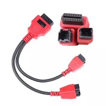 Соединительный кабель FCA 12+8 Адаптер 12+8 на 16-контактный OBD-кабель для C-hrysler J-eep D-odge F-iat Работа на MaxiSys/IM608/Launch X431V