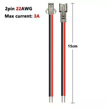 Соединительный кабель SM 22 20AWG «папа-мама» 6 5 4 3 2-контактные светодиодные разъемы 12 В для Pixel WS2812B RGB светодиодная лента Драйвер лампы