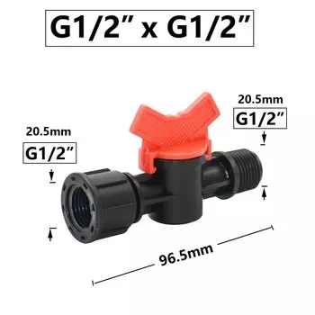 Соединительный клапан XGYN для садового крана 1/2" - 3/4"