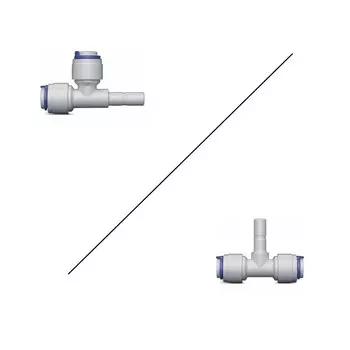 Соединительный стержень обратного осмоса CNWIKIYA 1/4", 3-х way, пластик