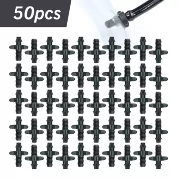 Соединители для садового шланга RBCFHI, черные, пластик, 50 шт.