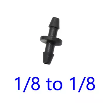 Соединители для садового шланга XGYN 1/8", черные, пластик, 100 шт