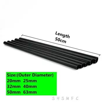 Соединители для садового водопровода SHSMFC, черные, ПВХ, 20-50 мм