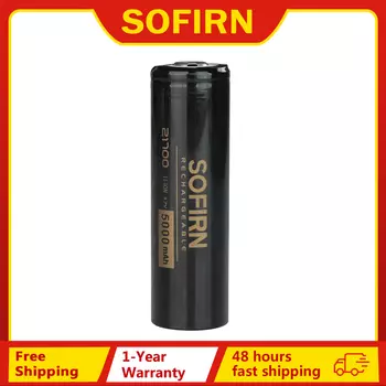 Sofirn 21700 5000 мАч перезаряжаемая батарея SM11
