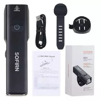 Sofirn BS01 велосипедный фонарик 2000lm 5000 mAh