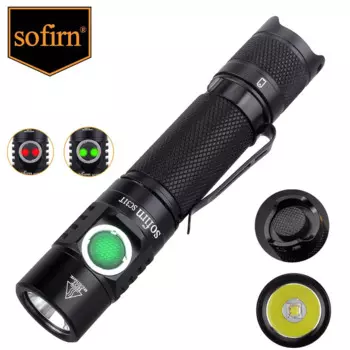 Sofirn SC31T 2000LM Тактический фонарик USB C Перезаряжаемый светодиодный фонарик 18650 Фонарик с хвостовым переключателем