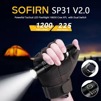 Sofirn SP31 V2.0 тактический фонарик 1200 люмен