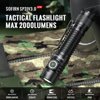 Sofirn SP31 V3.0 тактический фонарик