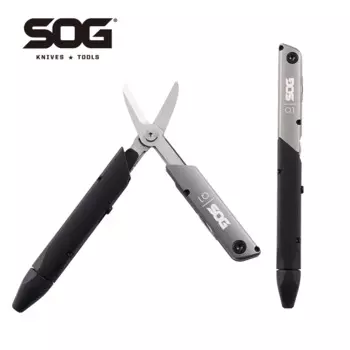 SOG 4 в 1 BATON Q1 Мультитул Складные ножницы Тактическая ручка Многофункциональный карманный портативный инструмент Отвертка Открывалка для бутылок