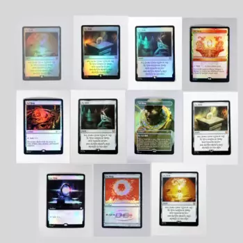 Sol ring TCG волшебная игра с картами, черные высококачественные прокси, игральные карты, кровавая крипта, Паровая настольная игра, торговые карты, прокси