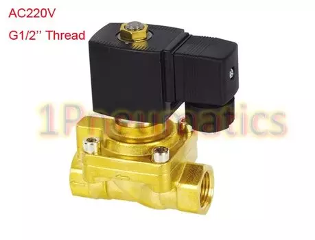 Соленоидный клапан для выдувной машины для бутылок G1/2 ', 50 бар, латунный выдувной клапан для бутылок, 220 В переменного тока, JT5241015