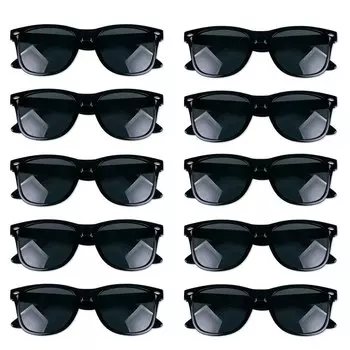 Солнцезащитные очки Cyuan черные квадратные 10/12 шт.