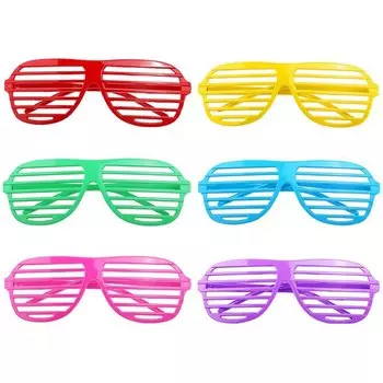 Солнцезащитные очки-жалюзи DUTRIEUX неоновые 6/12 шт.