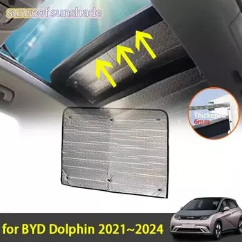 Солнцезащитный козырек для BYD Dolphin 2021 2022 2023 2024, аксессуары для защиты от солнца на крыше, теплоизоляция, запчасти для ветрового стекла, стикер