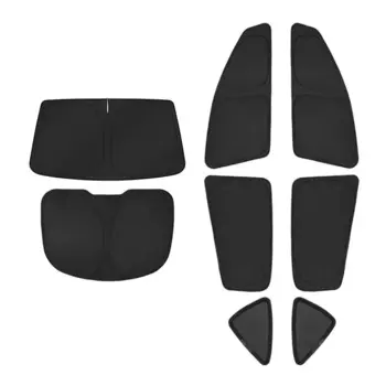 Солнцезащитный козырек на боковое окно автомобиля, переднее и заднее лобовое стекло, защитный экран для Tesla Model Y 2020-2024