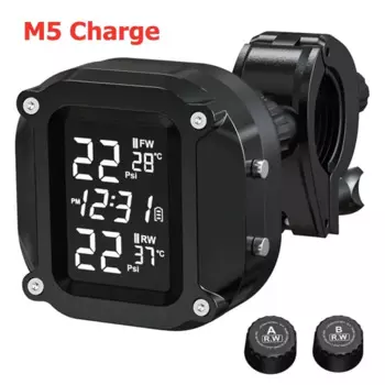 Солнечная зарядка TPMS Датчики давления в шинах мотоцикла Система контроля давления в шинах мотоцикла Система сигнализации температуры в шинах