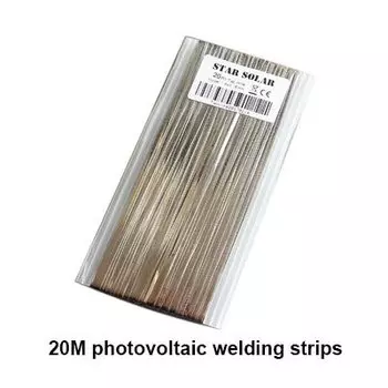 Солнечные элементы DIY 20 м фотоэлектрических сварочных полосок + 2 м полосок смягчения + 1 паяльная ручка 951